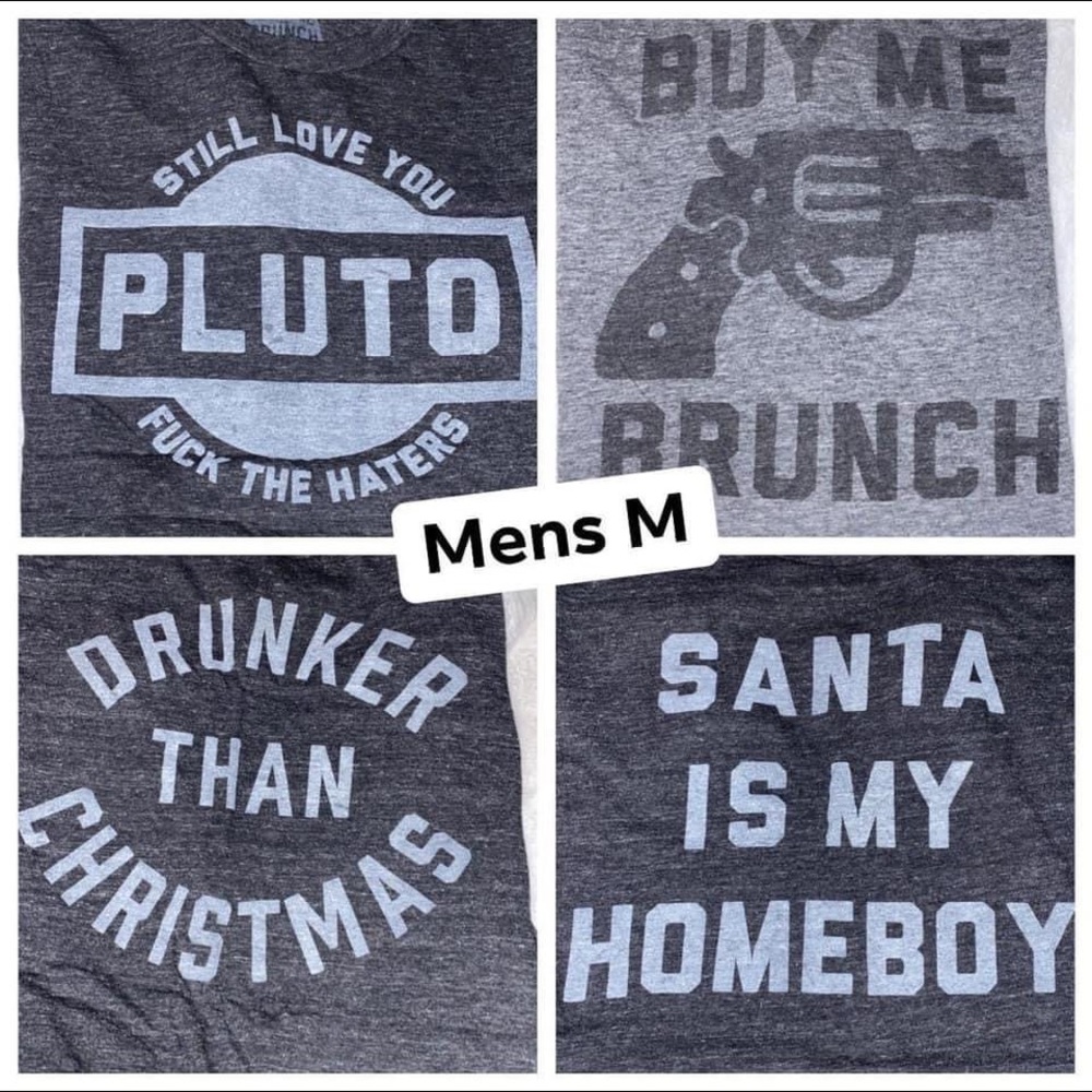 Lot of 6- Buy me Brunch T-shirts. size Mens Medium